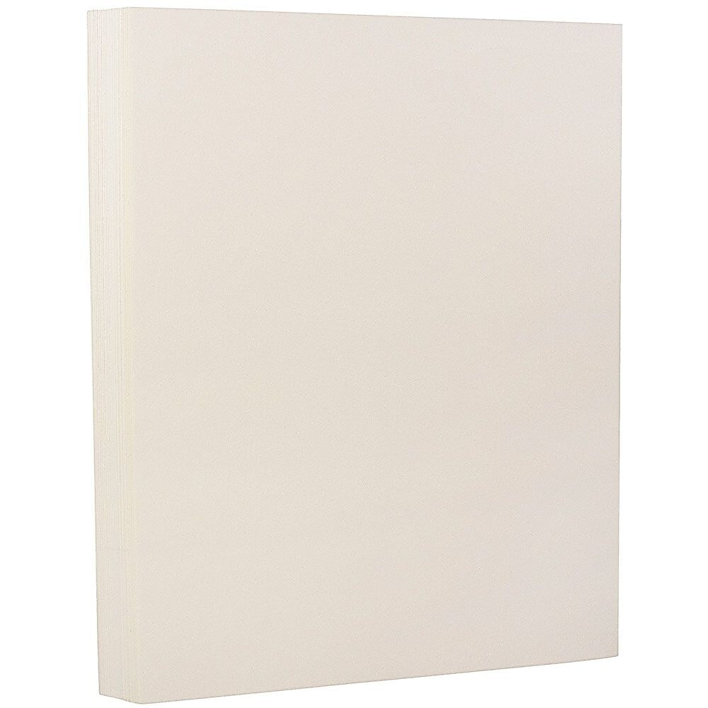 JAM Paper® Strathmore 24lb Paper, 8.5 x 11, Natural White Wove, 100 Sheets/Pack (300033)