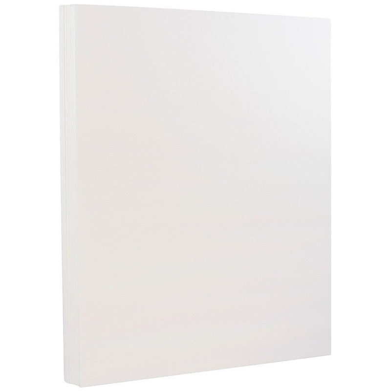 JAM Paper® Strathmore 28lb Paper, 8.5 x 11, Bright White Wove, 100 Sheets/Pack (300230)