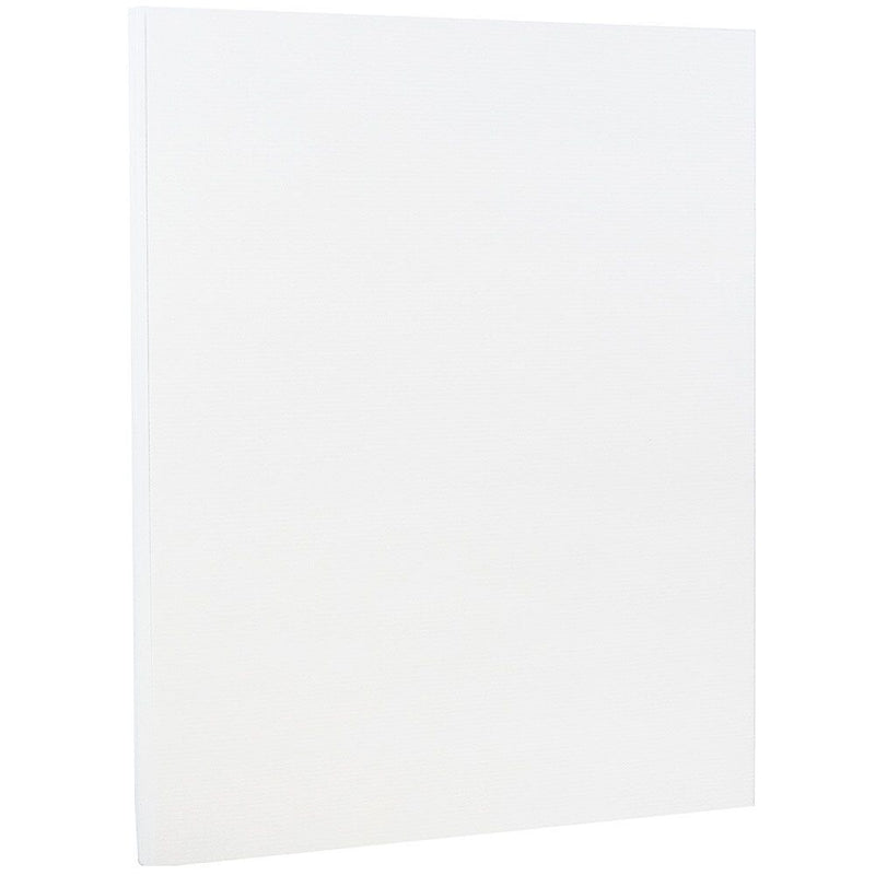 JAM Paper® Strathmore 24lb Paper, 8.5 x 11, Bright White Laid, 500 Sheets/Ream (300420B)