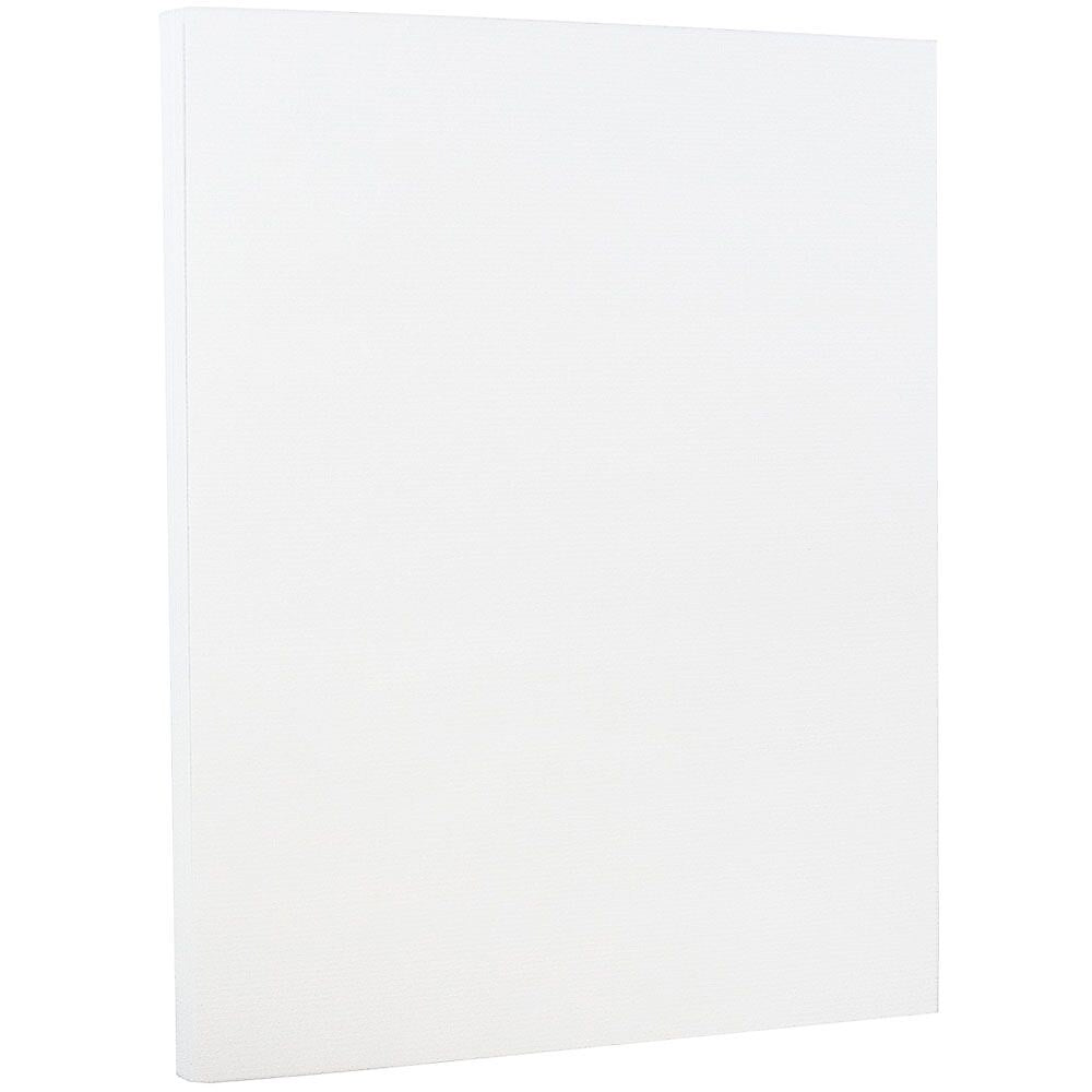 JAM Paper Strathmore 88 lb. Cardstock Paper, 8.5" x 11", Bright White, 50 Sheets/Pack (301005)
