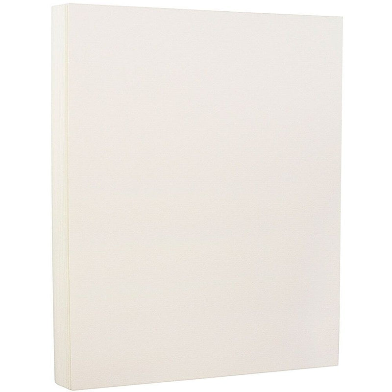 JAM Paper Strathmore 88 lb. Cardstock Paper, 8.5" x 11", Natural White, 50 Sheets/Pack (301015)