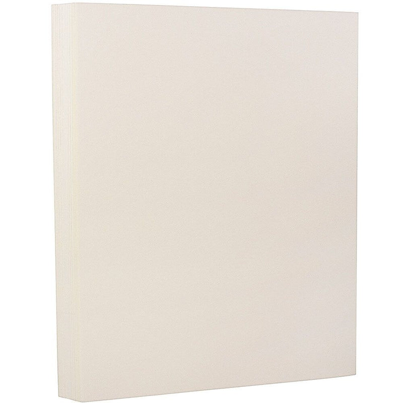 JAM Paper Strathmore 130 lb. Cardstock Paper, 8.5" x 11", Natural White, 125 Sheets/Ream (1196724B)