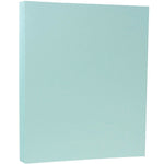 JAM Paper Matte Colored 8.5" x 11" Color Copy Paper, 32 lbs. Aqua Blue, 50 Sheets/Ream (1524369)