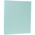 JAM Paper 100 lb. Cardstock Paper, 8.5" x 11", Aqua Blue, 250 Sheets/Ream (1524370B)