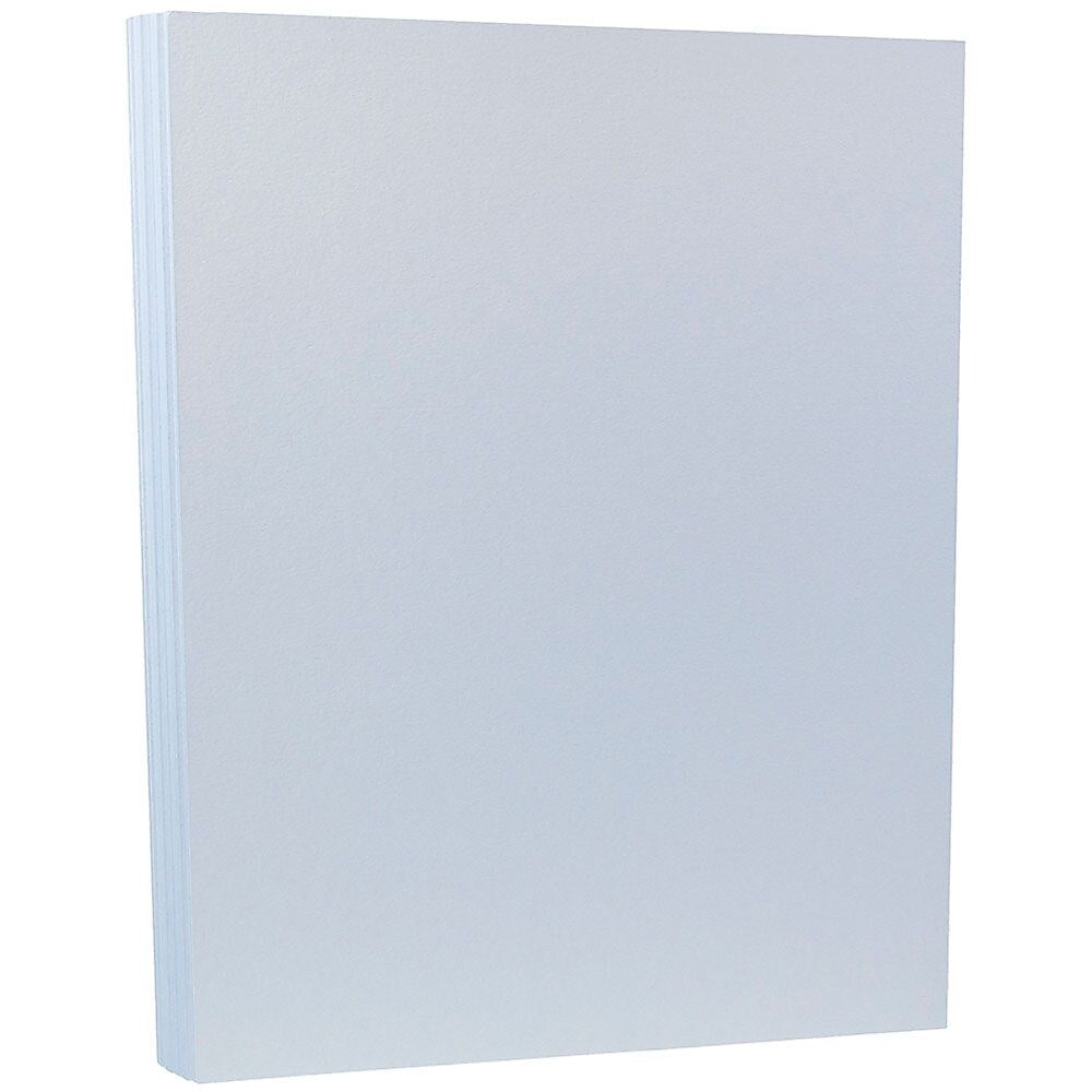 JAM Paper 100 lb. Cardstock Paper, 8.5" x 11", Baby Blue, 50 Sheets/Pack (5155792)