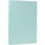 JAM Paper Matte 8.5" x 14" Color Copy Paper, 32 lbs. Aqua Blue, 50 Sheets/Pack (16729307)