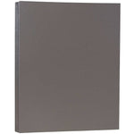 JAM Paper Matte 8.5" x 11" Color Copy Paper, 28 lbs., Dark Gray, 50 Sheets/Pack (26396470)