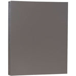 JAM Paper 100 lb. Cardstock Paper, 8.5" x 11", Dark Gray, 50 Sheets/Pack (26396471)
