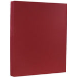 JAM Paper 100 lb. Cardstock Paper, 8.5" x 11", Dark Red, 50 Sheets/Pack (46395837)