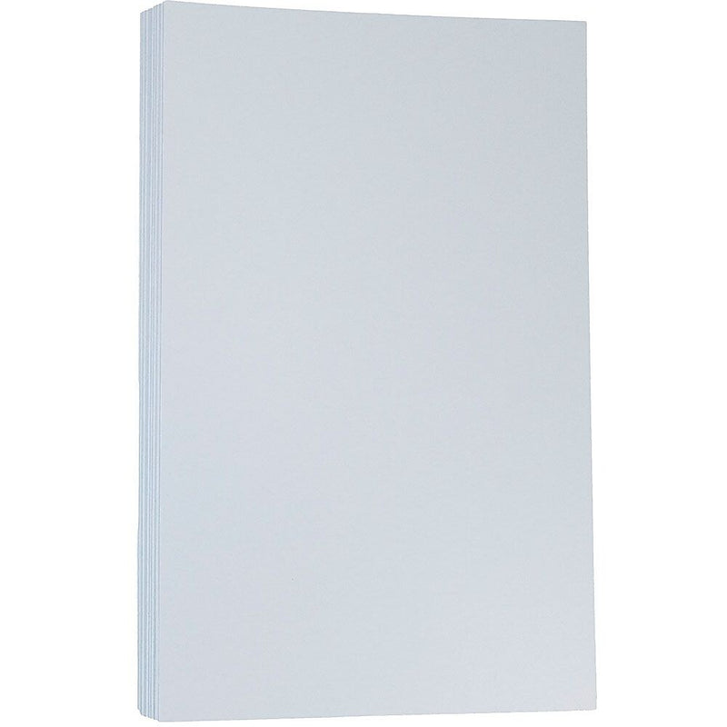 JAM Paper 100 lb. Cardstock Paper, 8.5" x 14", Baby Blue, 50 Sheets/Pack (76329467)