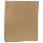JAM Paper 65 lb. Cardstock Paper, 8.5" x 11", Brown Kraft, 250 Sheets/Ream (LEKR120606B)