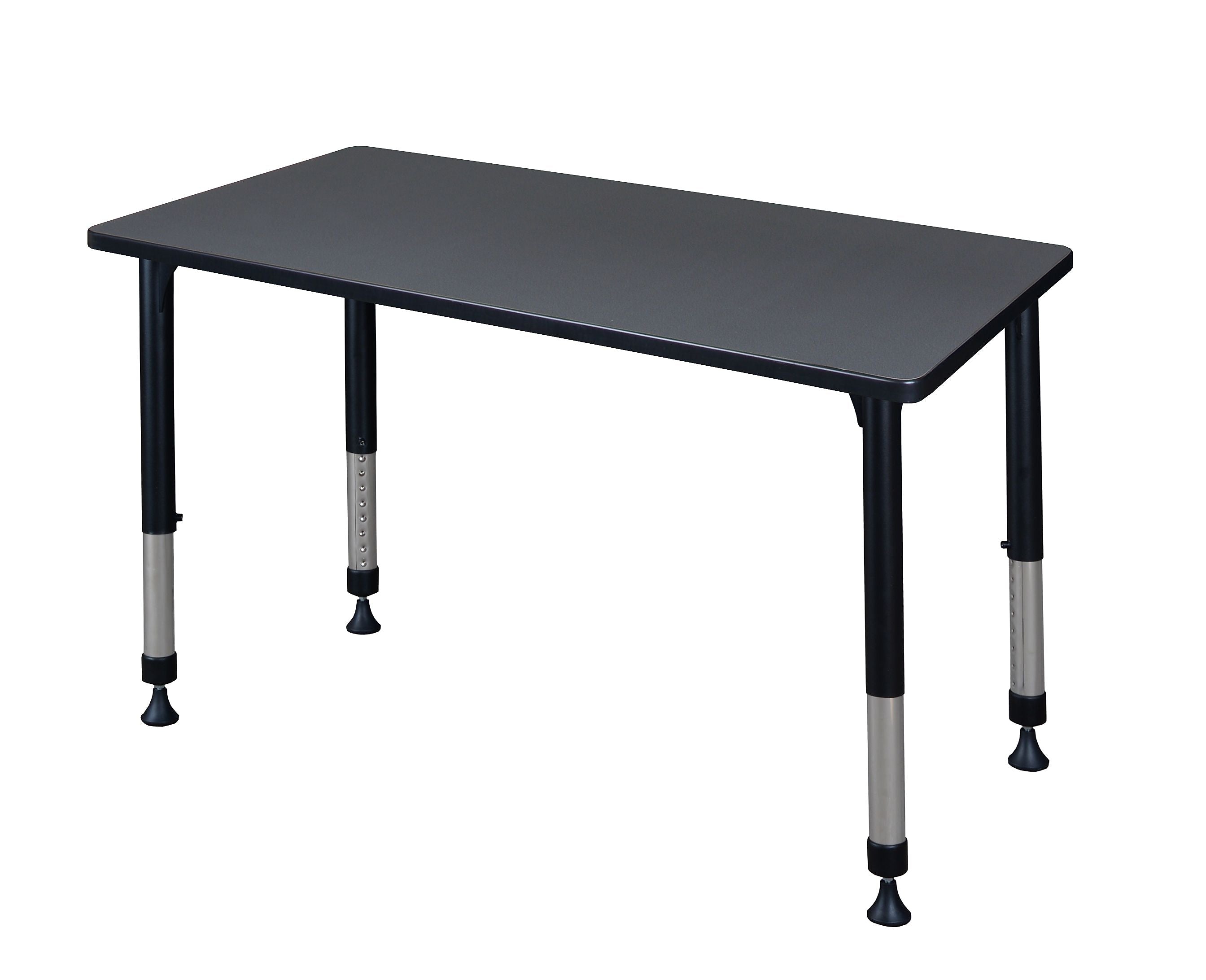 Regency Rectangular Activity Table, 42" x 30", Height Adjustable, Grey (MT4230GYAPBK)
