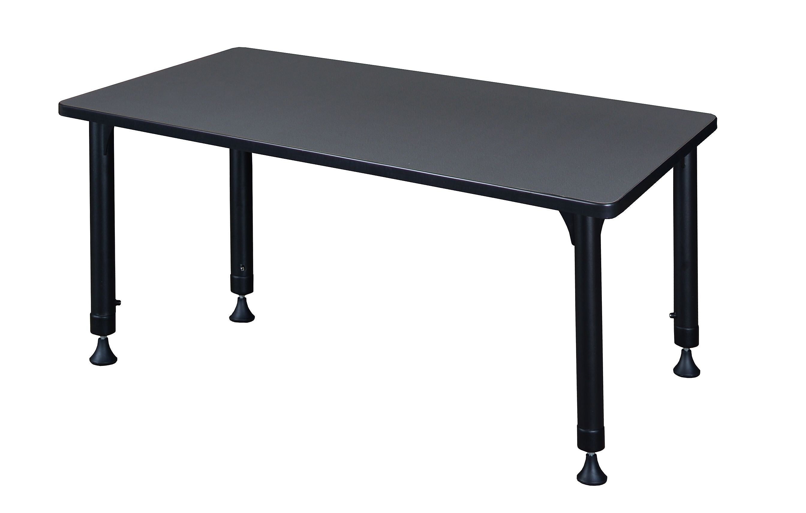 Regency Rectangular Activity Table, 42" x 30", Height Adjustable, Grey (MT4230GYAPBK)