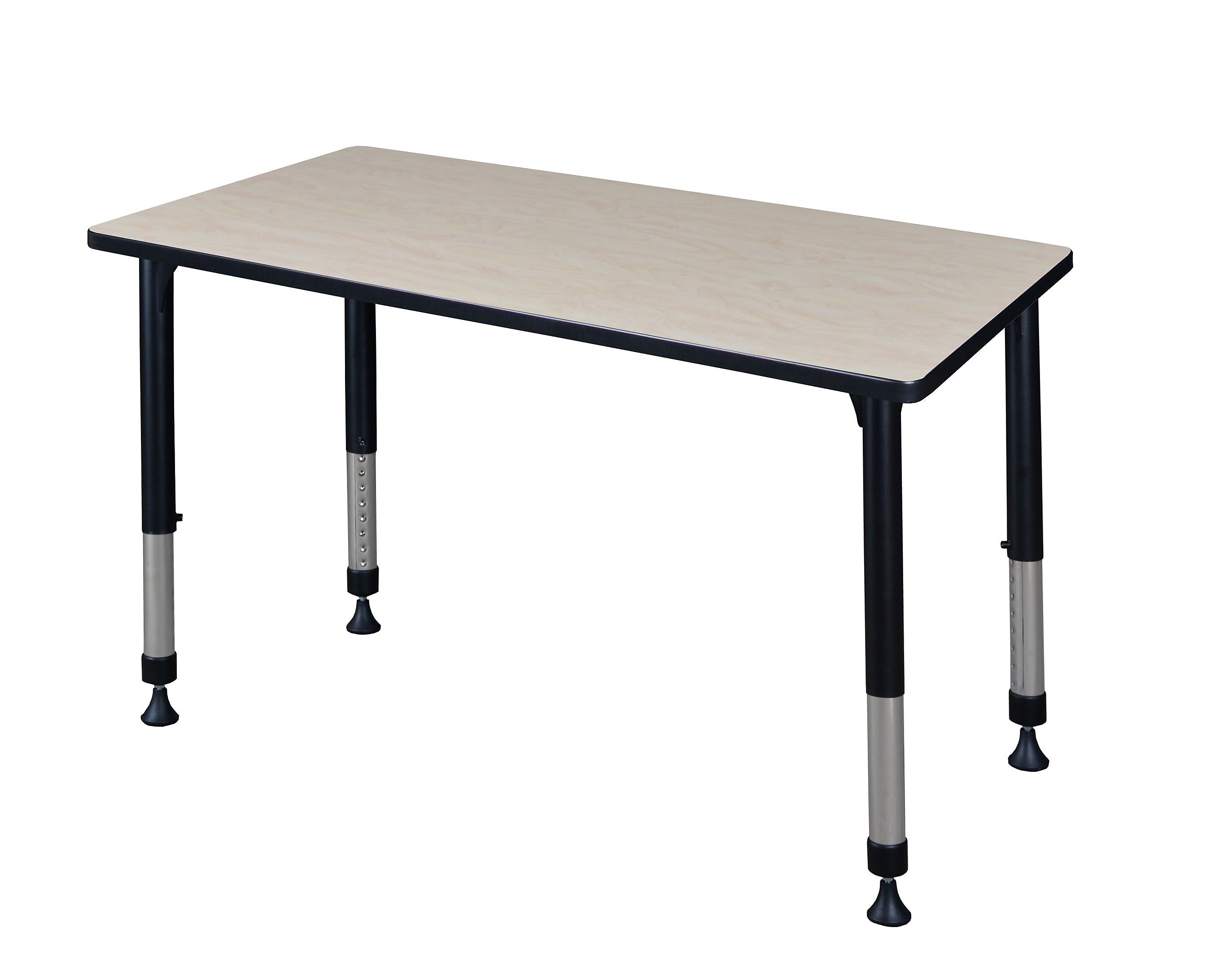 Regency Rectangular Activity Table, 42" x 30", Height Adjustable, Maple (MT4230PLAPBK)
