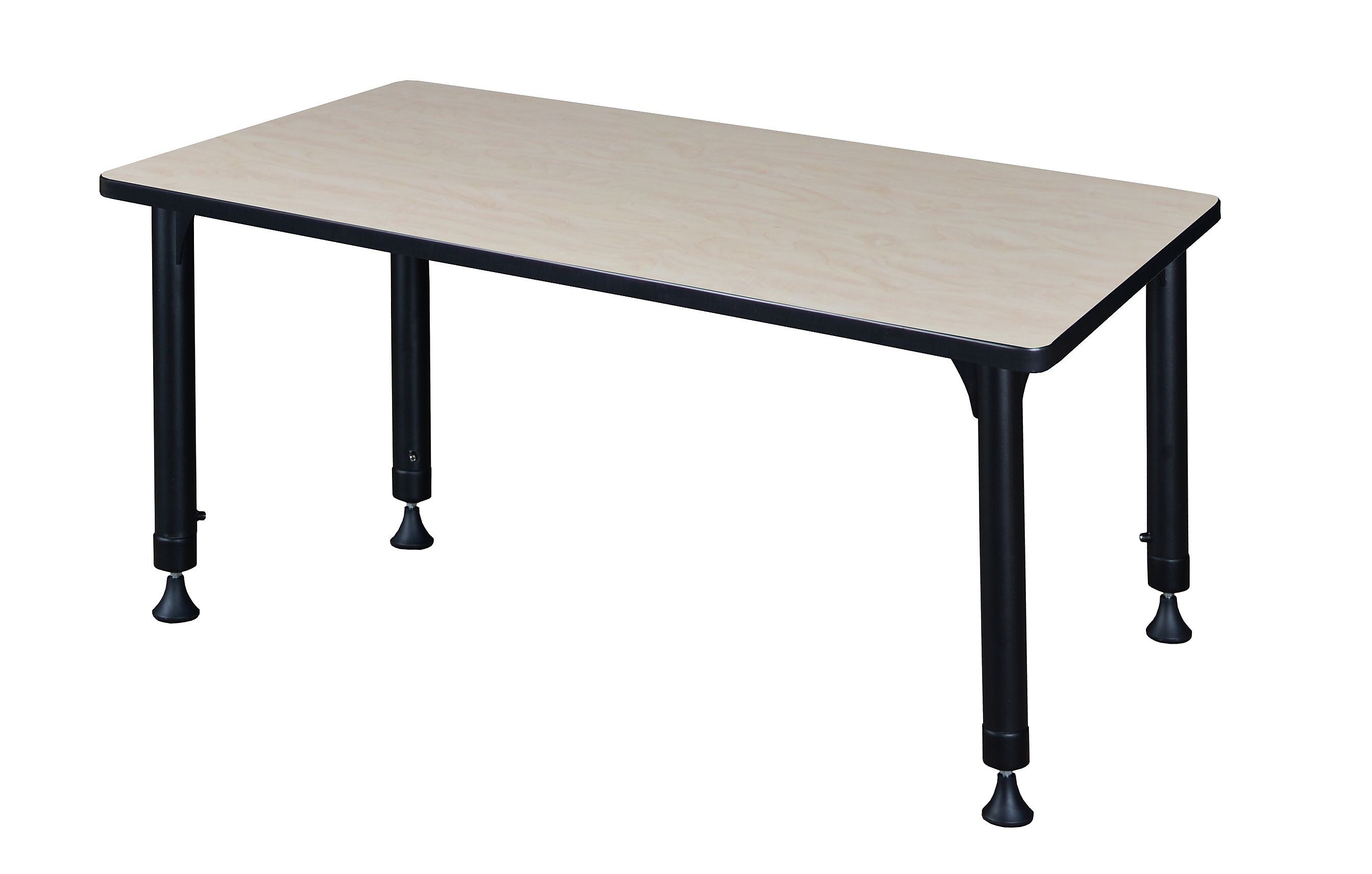 Regency Rectangular Activity Table, 42" x 30", Height Adjustable, Maple (MT4230PLAPBK)