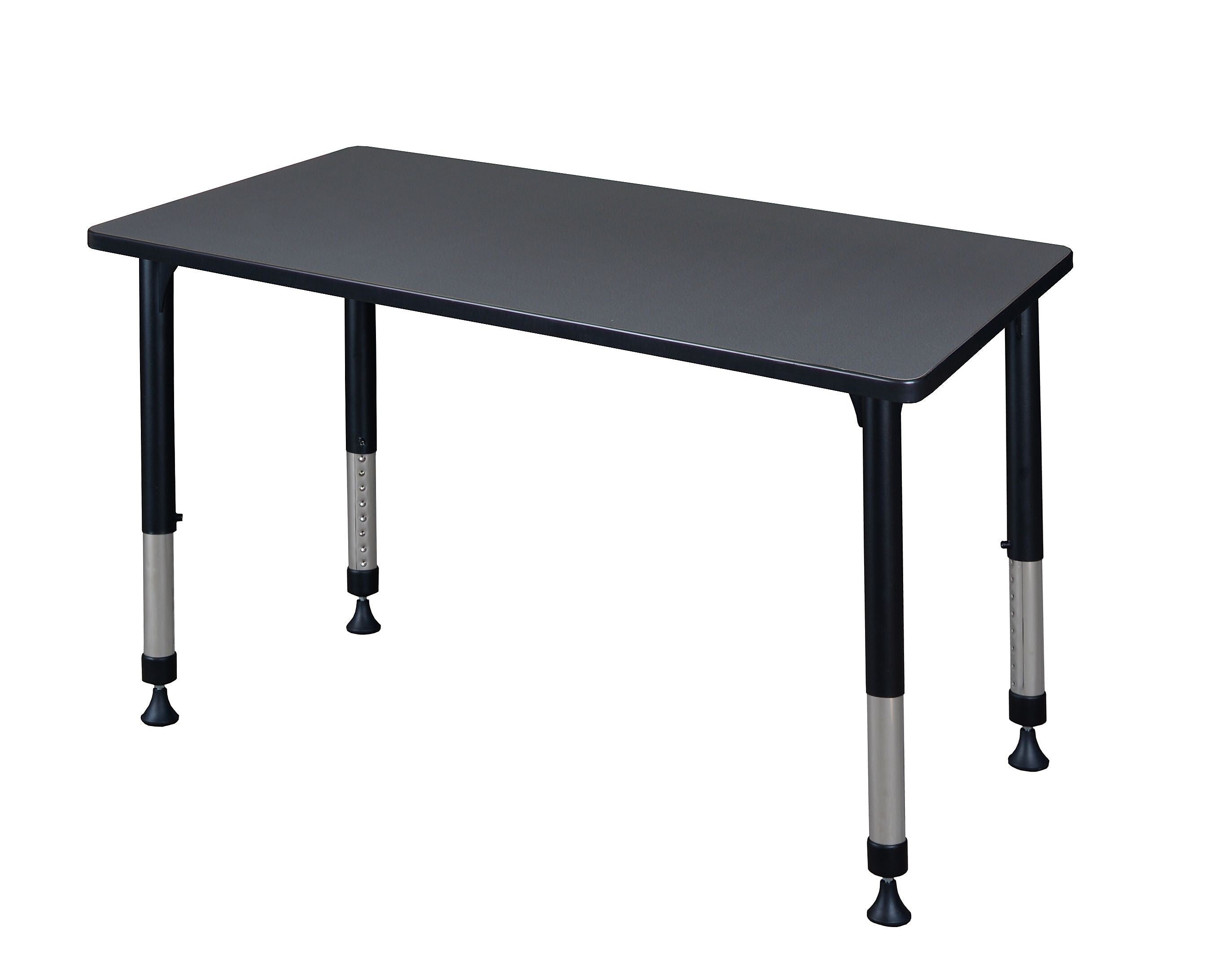Regency Rectangular Activity Table, 48" x 30", Height Adjustable, Grey (MT4830GYAPBK)