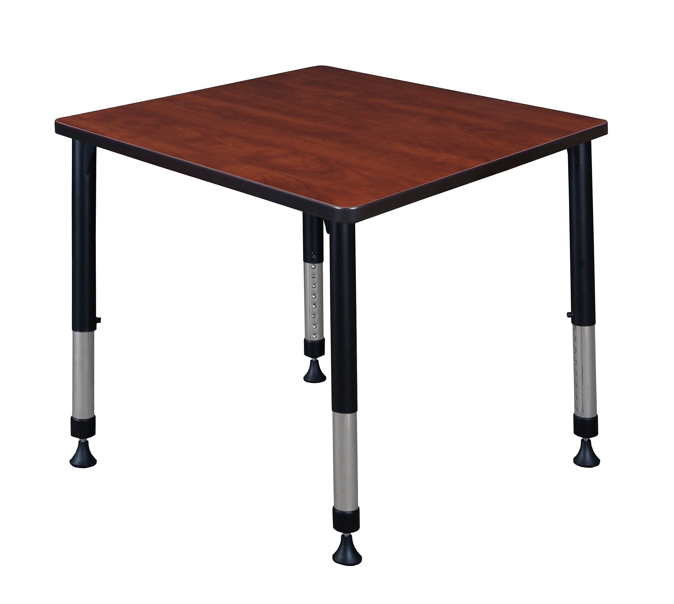 Regency Kee Adjustable Square Activity Table, 30" x 30", Height Adjustable, Cherry (TB3030CHAPBK)