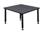 Regency Square Activity Table, 30" x 30", Height Adjustable, Grey (TB3030GYAPBK)