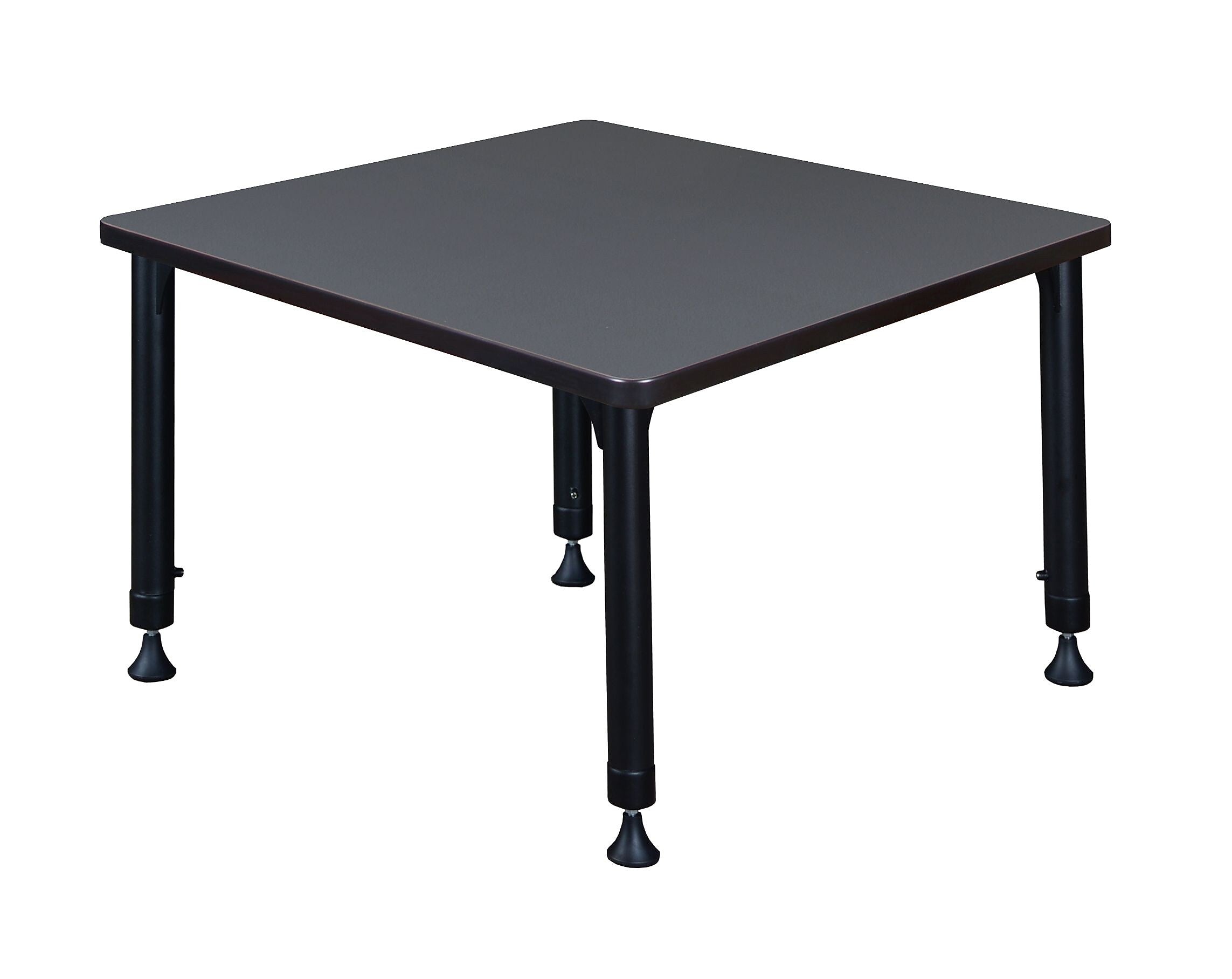 Regency Square Activity Table, 30" x 30", Height Adjustable, Grey (TB3030GYAPBK)