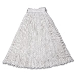 Rubbermaid Commercial Economy Cotton Mop Heads Cotton White