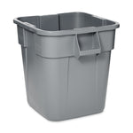 Rubbermaid Brute Plastic Trash Can with no Lid, Gray, 28 gal.  (RCP352600GY)
