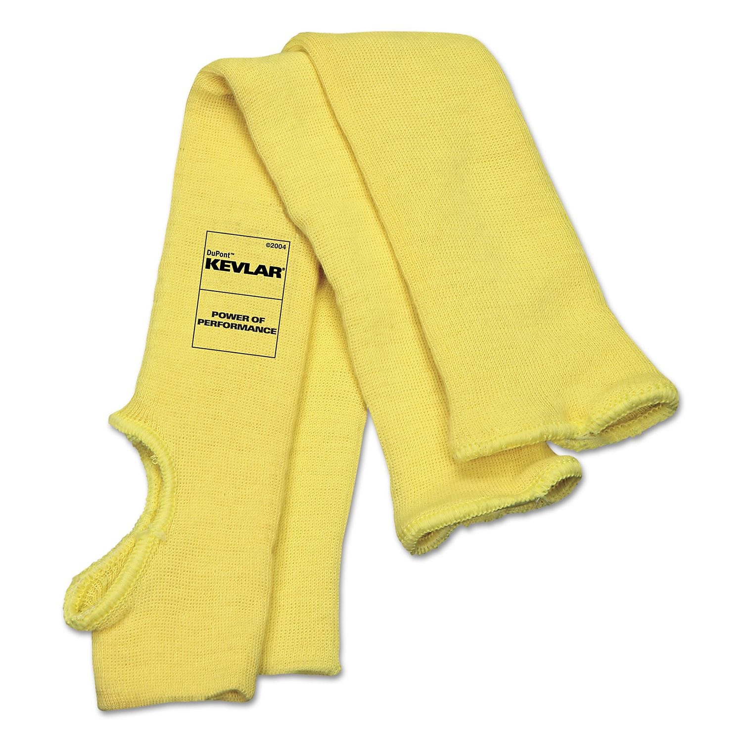 MCR Safety Economy Series Dupont Kevlar Fiber Sleeves, One Size, Yellow, 1 Pair