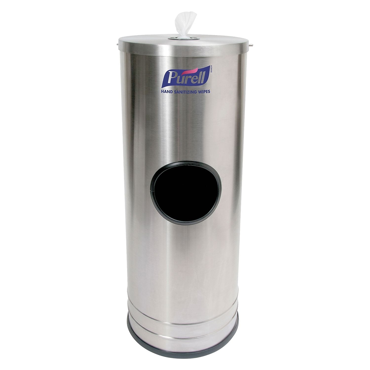 PURELL Dispenser Stand F/sanitizing Wipes, Holds 1500 Wipes, 10.25 X 10.25 X 28, Stainless Steel (GOJ9115DS1C)