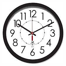 Chicago Lighthouse  Electric Clock- 14-.50in.- 5ft. Cord- Black Frame-White Dial (SPRCH21304)