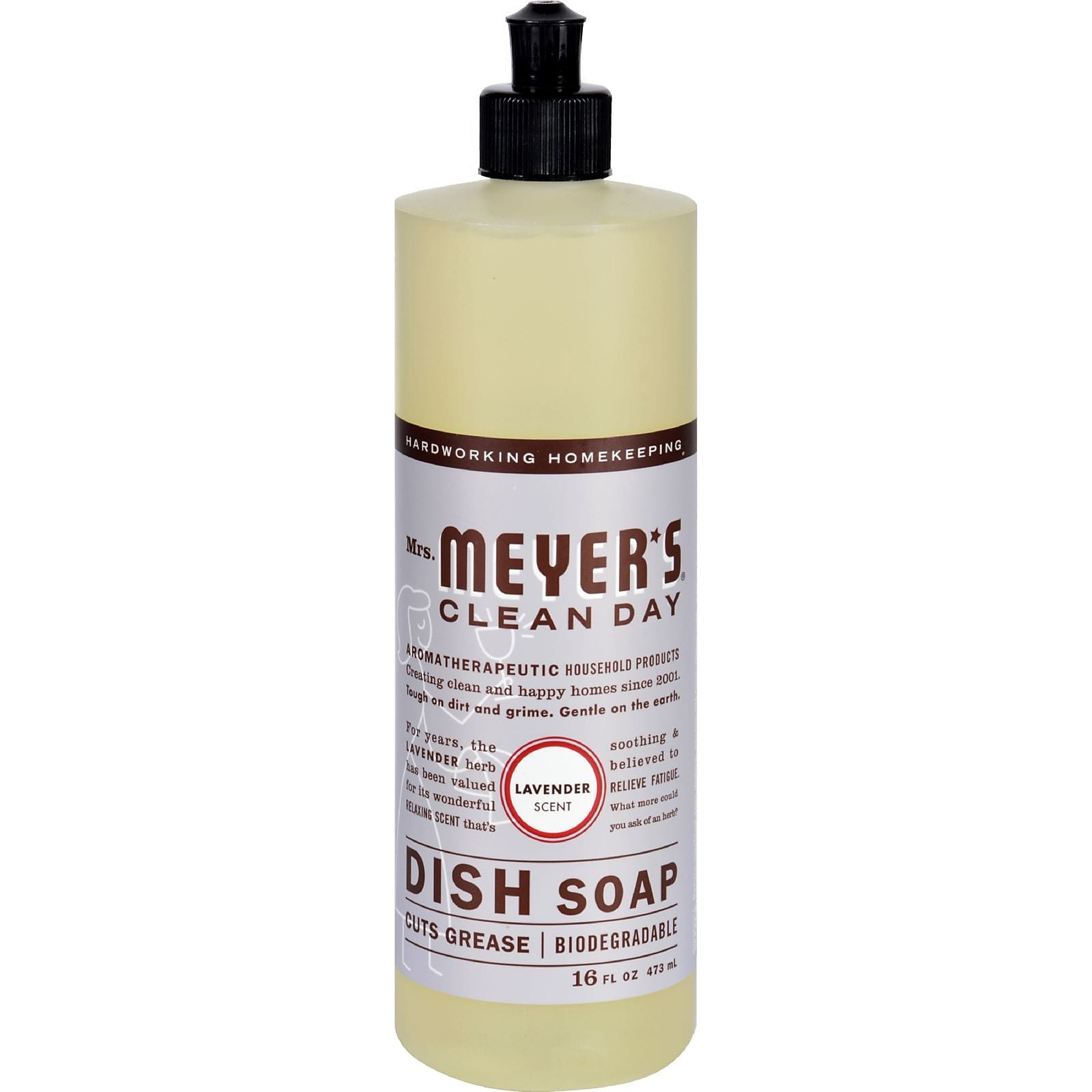 Mrs. Meyer's Clean Day Liquid Dish Soap, Lavender, 16 oz. (347634)