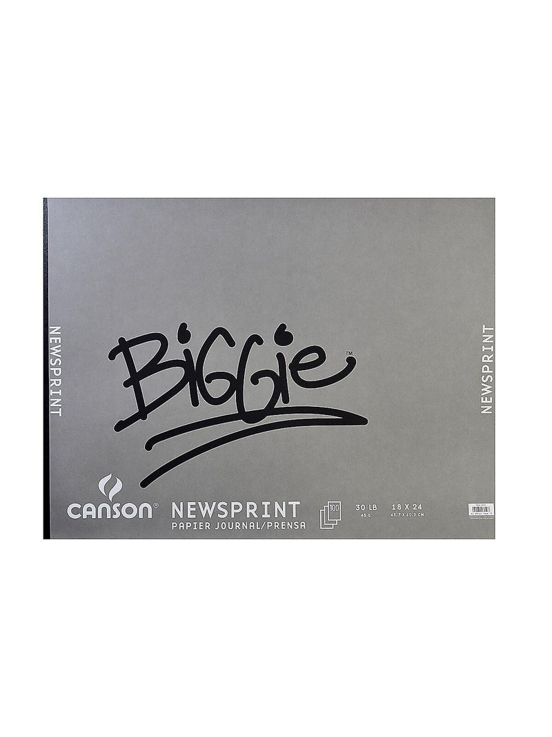 Canson XL Series 24" x 18" Newsprint Sketch Pad, 100 Sheets/Pad (MCXC100510966)
