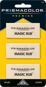Prismacolor ® MAGIC RUB® Art Eraser, White, 3/pk (70503)