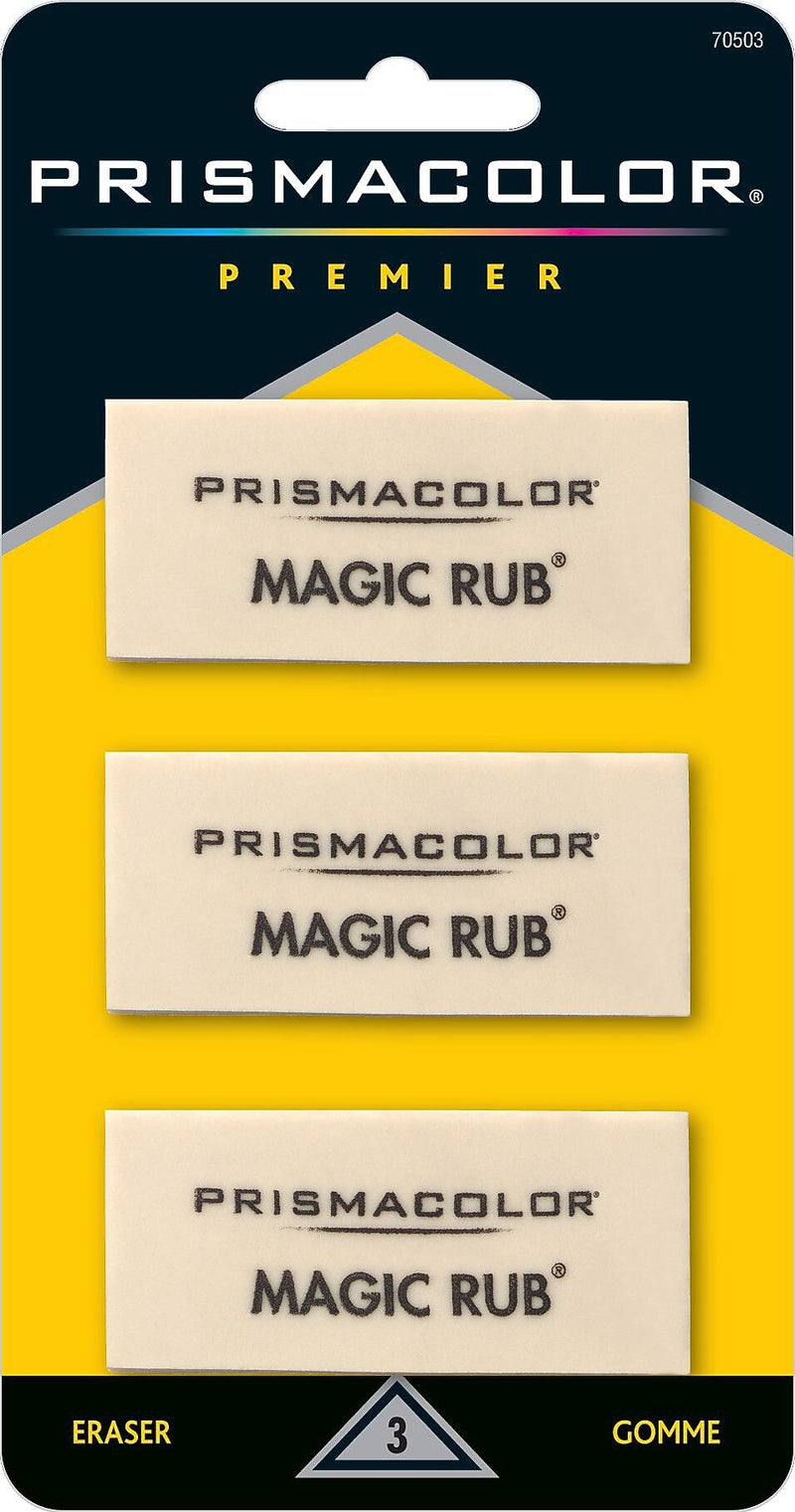Prismacolor ® MAGIC RUB® Art Eraser, White, 3/pk (70503)
