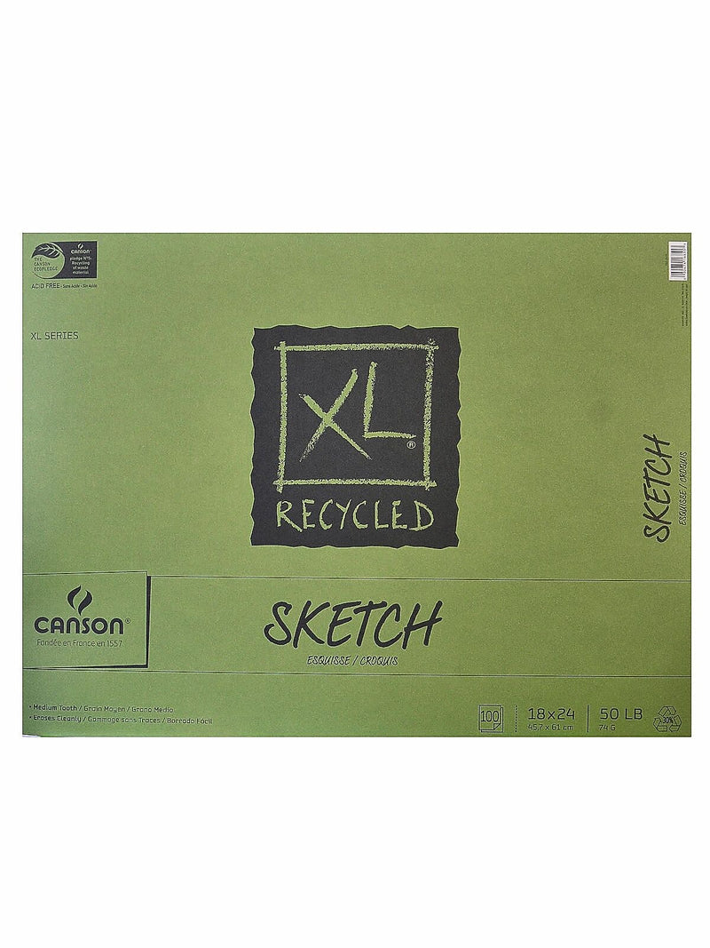 Canson 18" x 24" Hard Bound Sketch Pad, 100 Sheets/Pad (68091)