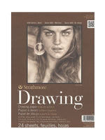 Strathmore 400 Series Drawing Paper Pad 9" x 12", Pack of 4 (4PK-400-4-1)