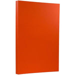 JAM Paper 65 lb. Cardstock Paper, 8.5" x 14", Orange Brite Hue, 50 Sheets/Pack (16730931)