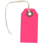 JAM Paper Gift Tags, Neon Pink, 10/Pack (91931051)