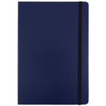 JAM Paper Hardcover Journal, 5.88" x 8.5", Narrow Ruled, Blue, 200 Pages (340526607)