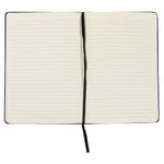 JAM Paper Hardcover Journal, 5.88" x 8.5", Narrow Ruled, Blue, 200 Pages (340526607)