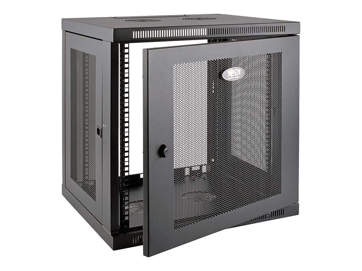 Tripp Lite SmartRack Low-Profile Switch-Depth-Plus Rack Cabinet, Black (SRW12UDP)