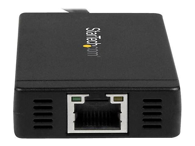 StarTech 4-Port USB 3.0 Hub, Black (HB30C3A1GE)