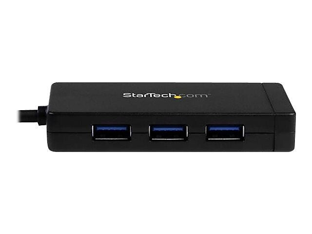 StarTech 4-Port USB 3.0 Hub, Black (HB30C3A1GE)