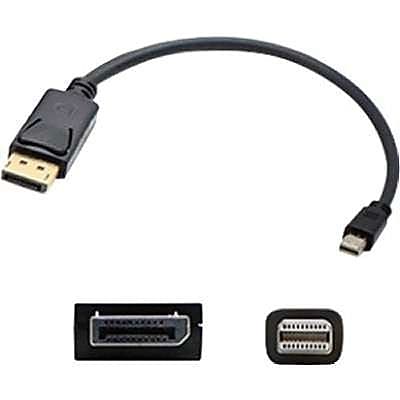 AddOn® MINIDP2DPMM6 6' Mini-DisplayPort To DisplayPort Adapter, Black