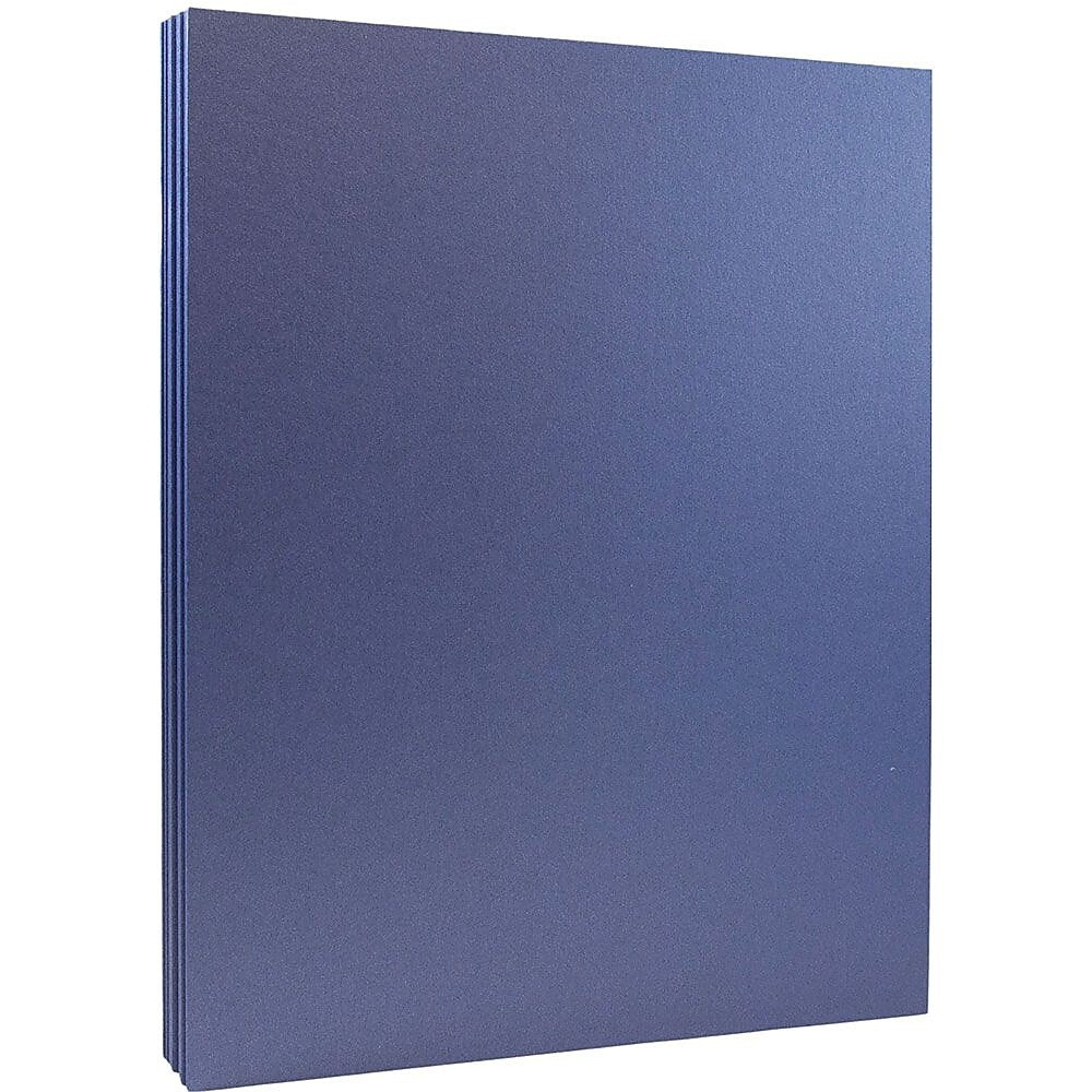 JAM Paper 110 lb. Cardstock Paper, 8.5" x 11", Sapphire Blue Stardream, 50 Sheets/Pack (173SD8511SI285)