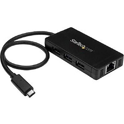 StarTech 4-Port USB 3.0 Hub, Black (HB30C3A1GE)