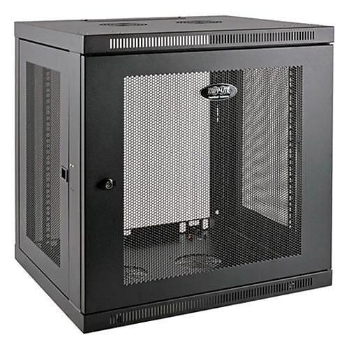 Tripp Lite SmartRack Low-Profile Switch-Depth-Plus Rack Cabinet, Black (SRW12UDP)