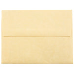 JAM Paper A2 Parchment Invitation Envelopes, 4.375 x 5.75, Antique Gold Recycled, Bulk 1000/Carton (55574B)