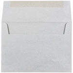JAM Paper® A7 Passport Invitation Envelopes, 5.25 x 7.25, Granite Silver Recycled, Bulk 1000/Carton (71813B)
