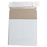 JAM Paper® Stay-Flat Photo Mailer Stiff Envelopes with Self-Adhesive Closure, 6 x 6, White, 6 Rigid Mailers/Pack (73286B)