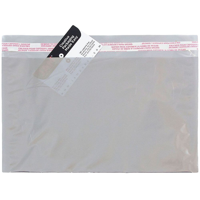 JAM Paper 6.125 x 9.5 Booklet Foil Envelopes with Self-Adhesive Closure, Silver, 100/Pack (01323287B)