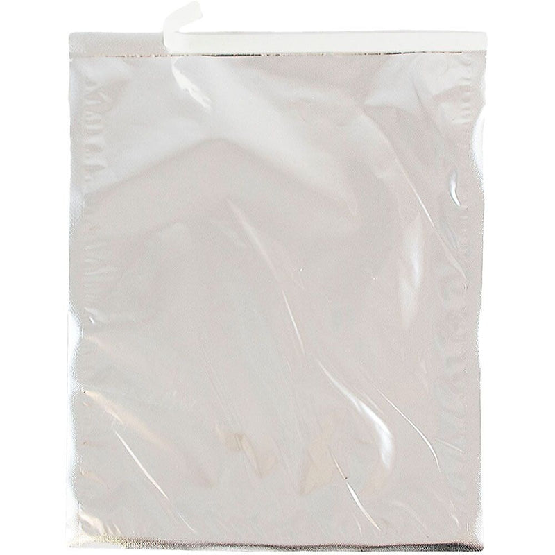 JAM Paper 10 x 13 Open End Foil Envelopes with Self-Adhesive Closure, Silver, 25/Pack (1323296)